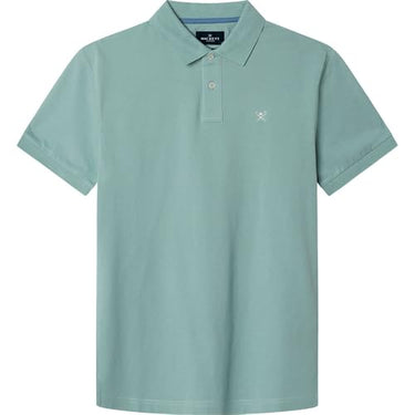 Hackett London Herren Classic Fit Logo Polo Poloshirt, grün, im Sale